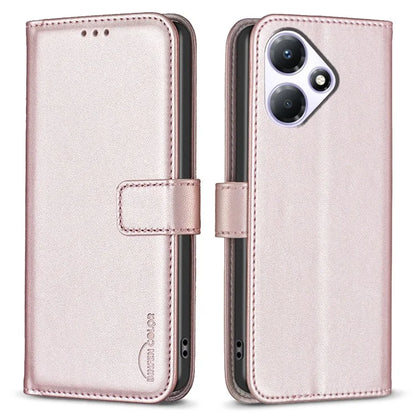 BINFEN COLOR BF17 For Transsion Infinix Hot 30 Play NFC 4G Cell Phone Cases Leather Stand Anti-drop Cover