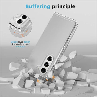 For Samsung Galaxy Z Fold5 5G Case PC+TPU Clear Folding Phone Cover