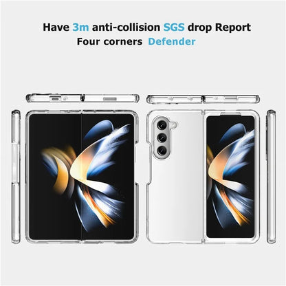 For Samsung Galaxy Z Fold5 5G Case PC+TPU Clear Folding Phone Cover