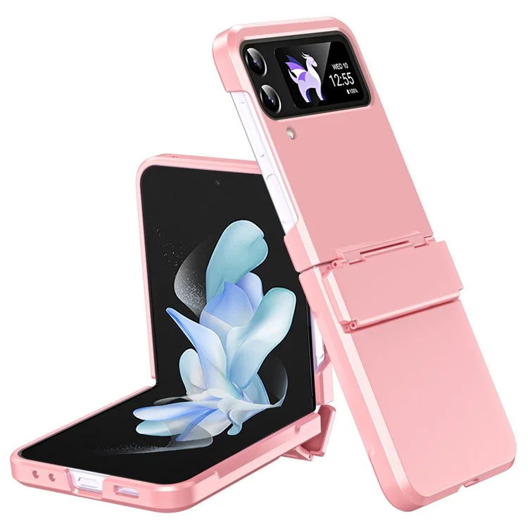 For Samsung Galaxy Z Flip3 5G / Z Flip4 5G Case Hinge Protection Hard PC Folding Phone Cover