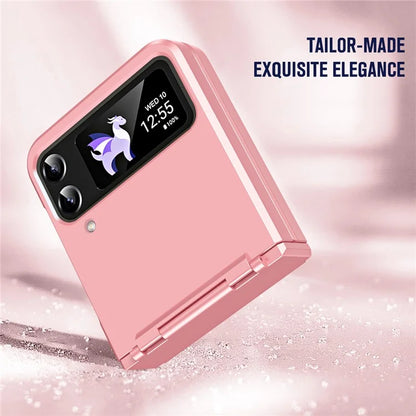 For Samsung Galaxy Z Flip3 5G / Z Flip4 5G Case Hinge Protection Hard PC Folding Phone Cover