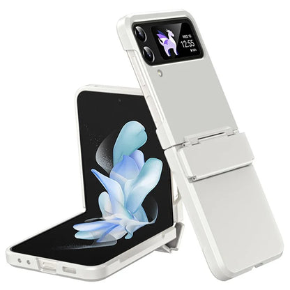 For Samsung Galaxy Z Flip3 5G / Z Flip4 5G Case Hinge Protection Hard PC Folding Phone Cover