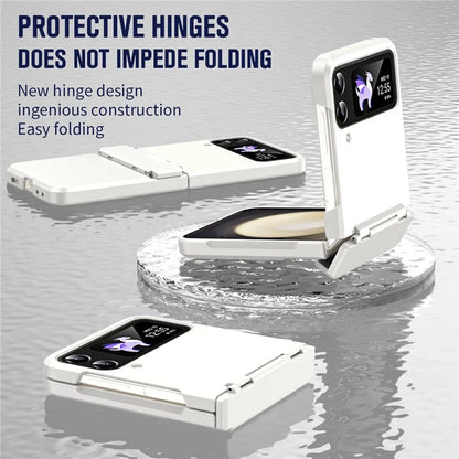 For Samsung Galaxy Z Flip3 5G / Z Flip4 5G Case Hinge Protection Hard PC Folding Phone Cover