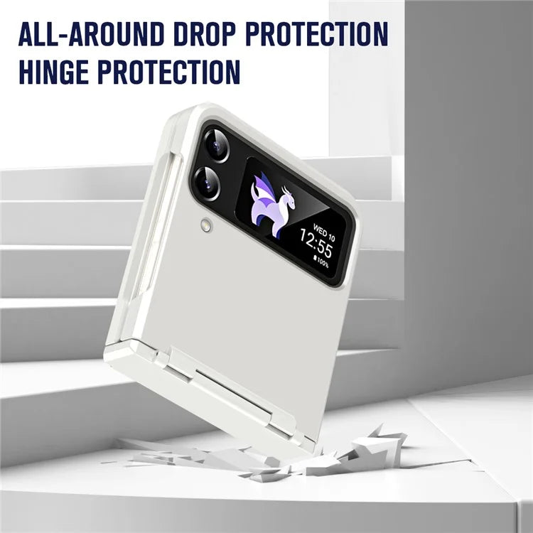 For Samsung Galaxy Z Flip3 5G / Z Flip4 5G Case Hinge Protection Hard PC Folding Phone Cover