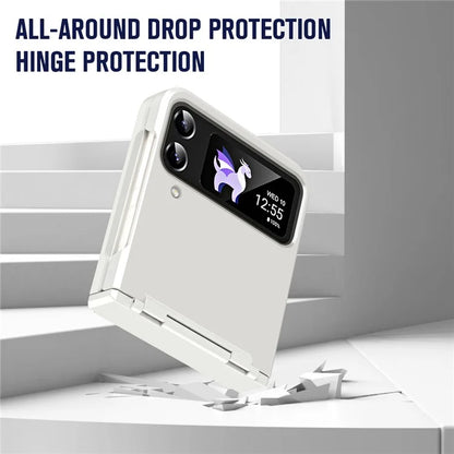 For Samsung Galaxy Z Flip3 5G / Z Flip4 5G Case Hinge Protection Hard PC Folding Phone Cover