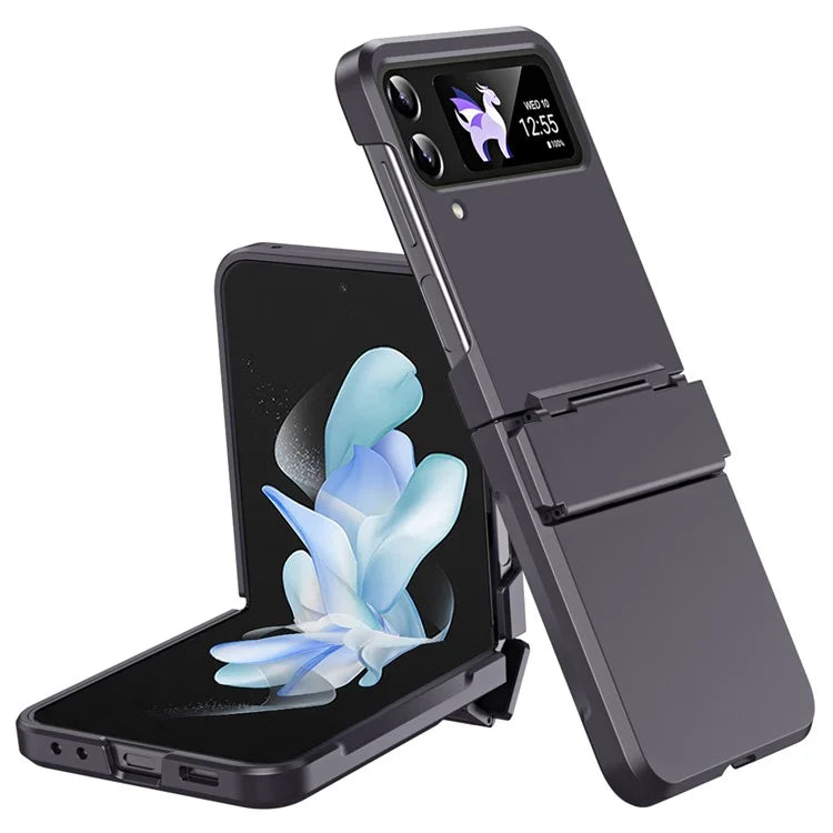 For Samsung Galaxy Z Flip3 5G / Z Flip4 5G Case Hinge Protection Hard PC Folding Phone Cover