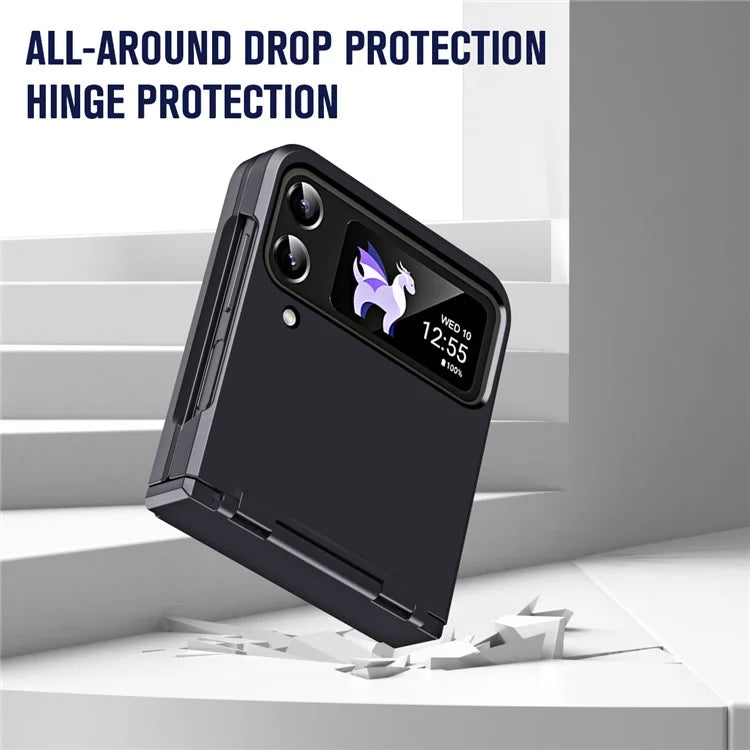 For Samsung Galaxy Z Flip3 5G / Z Flip4 5G Case Hinge Protection Hard PC Folding Phone Cover