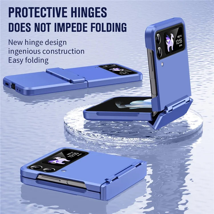 For Samsung Galaxy Z Flip3 5G / Z Flip4 5G Case Hinge Protection Hard PC Folding Phone Cover