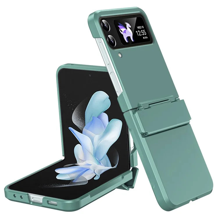 For Samsung Galaxy Z Flip3 5G / Z Flip4 5G Case Hinge Protection Hard PC Folding Phone Cover