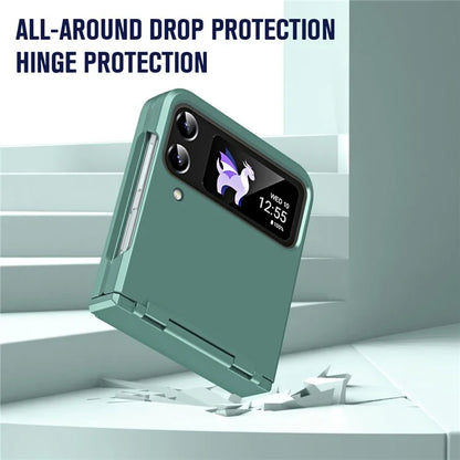 For Samsung Galaxy Z Flip3 5G / Z Flip4 5G Case Hinge Protection Hard PC Folding Phone Cover