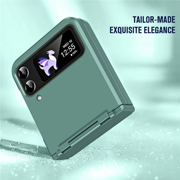For Samsung Galaxy Z Flip3 5G / Z Flip4 5G Case Hinge Protection Hard PC Folding Phone Cover