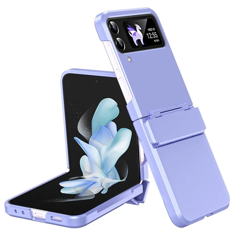 For Samsung Galaxy Z Flip3 5G / Z Flip4 5G Case Hinge Protection Hard PC Folding Phone Cover