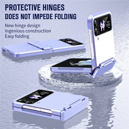 For Samsung Galaxy Z Flip3 5G / Z Flip4 5G Case Hinge Protection Hard PC Folding Phone Cover