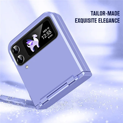 For Samsung Galaxy Z Flip3 5G / Z Flip4 5G Case Hinge Protection Hard PC Folding Phone Cover