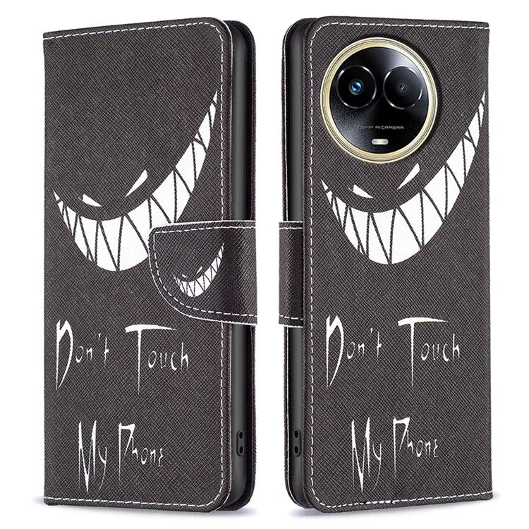 For Realme 11 5G (Global) Case PU Leather Pattern Printing Wallet Phone Cover