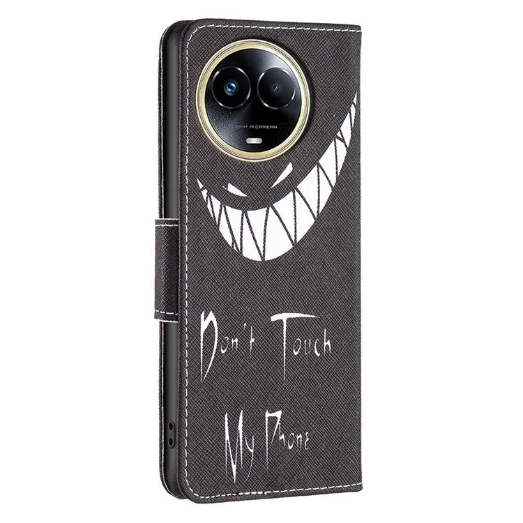 For Realme 11 5G (Global) Case PU Leather Pattern Printing Wallet Phone Cover