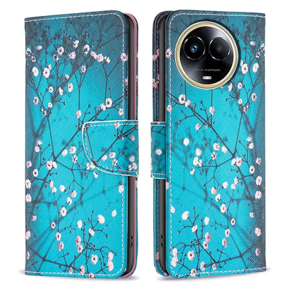 For Realme 11 5G (Global) Case PU Leather Pattern Printing Wallet Phone Cover