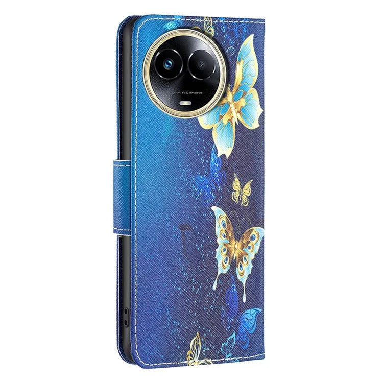 For Realme 11 5G (Global) Case PU Leather Pattern Printing Wallet Phone Cover