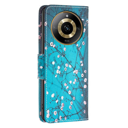 For Realme 11 4G Case Anti-Drop Wallet Phone Case Pattern Printed PU Leather Flip Cover