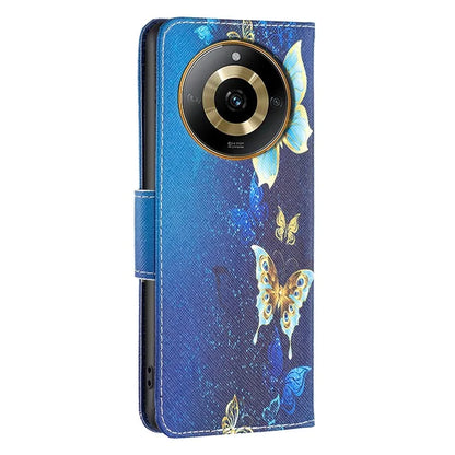 For Realme 11 4G Case Anti-Drop Wallet Phone Case Pattern Printed PU Leather Flip Cover