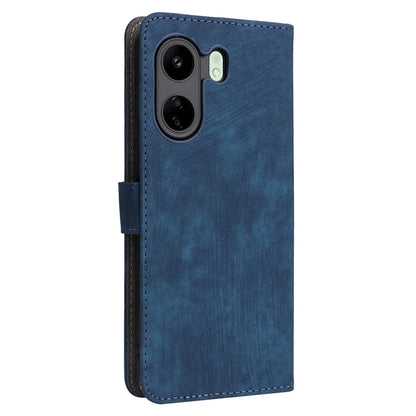 For Xiaomi Poco C65 4G / Redmi 13C Cell Phone Case with Strap PU Leather RFID Blocking Cover