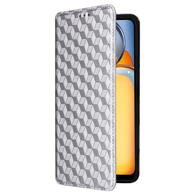 For Xiaomi Poco C65 4G / Redmi 13C Cell Phone Cases Leather Wallet Imprinted Flip Cover