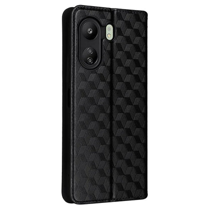 For Xiaomi Poco C65 4G / Redmi 13C Cell Phone Cases Leather Wallet Imprinted Flip Cover