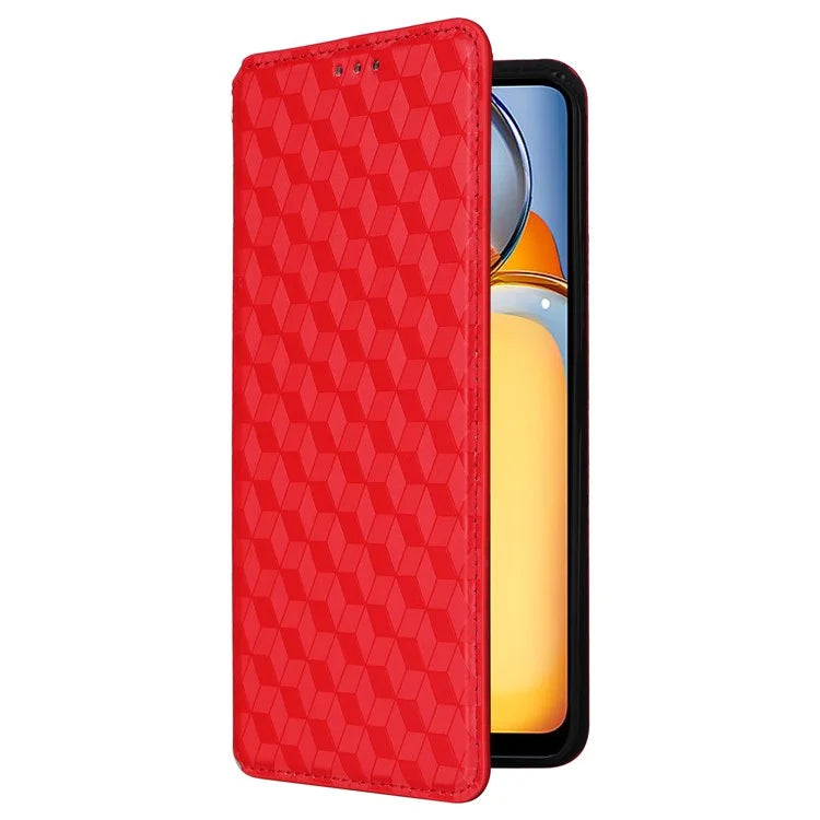 For Xiaomi Poco C65 4G / Redmi 13C Cell Phone Cases Leather Wallet Imprinted Flip Cover