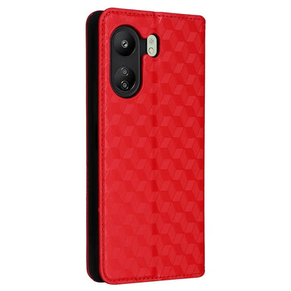 For Xiaomi Poco C65 4G / Redmi 13C Cell Phone Cases Leather Wallet Imprinted Flip Cover