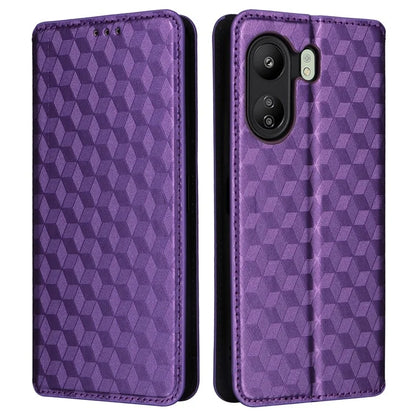 For Xiaomi Poco C65 4G / Redmi 13C Cell Phone Cases Leather Wallet Imprinted Flip Cover