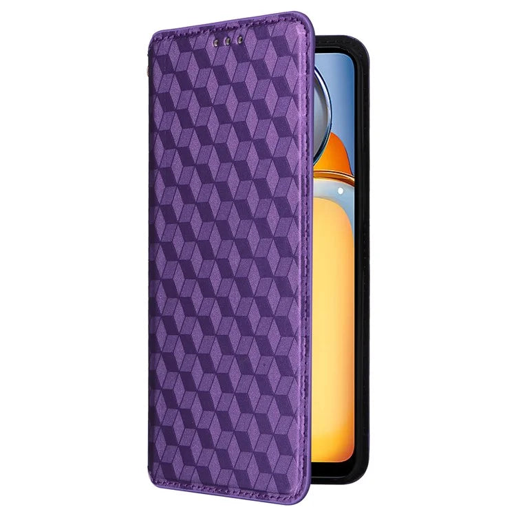 For Xiaomi Poco C65 4G / Redmi 13C Cell Phone Cases Leather Wallet Imprinted Flip Cover