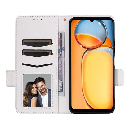 For Xiaomi Poco C65 4G / Redmi 13C Cover PU Leather Wallet Cell Phone Case with Strap
