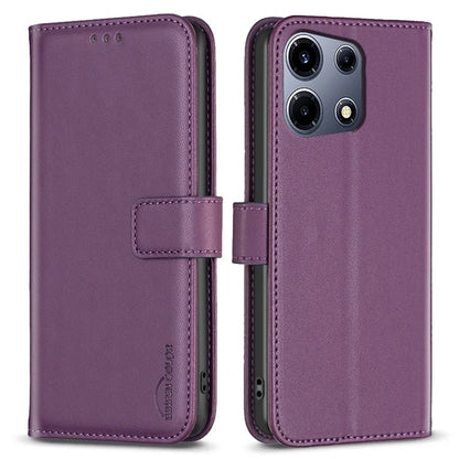 BINFEN COLOR BF17 For Transsion Infinix Note 30 VIP 5G Case Anti-drop Leather Phone Stand Cover