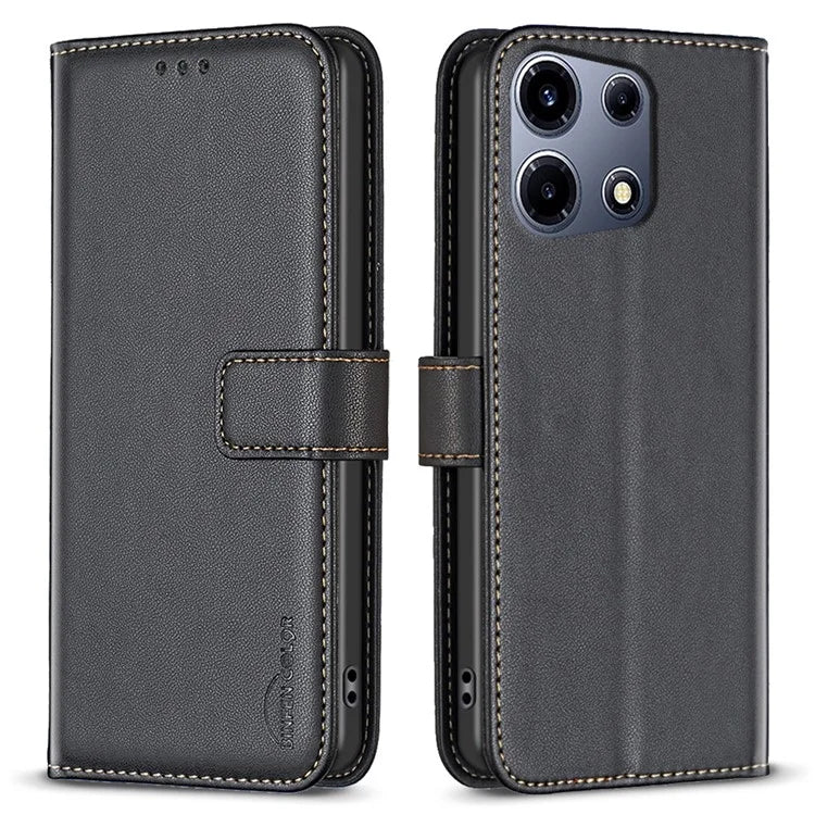 BINFEN COLOR BF17 For Transsion Infinix Note 30 VIP 5G Case Anti-drop Leather Phone Stand Cover