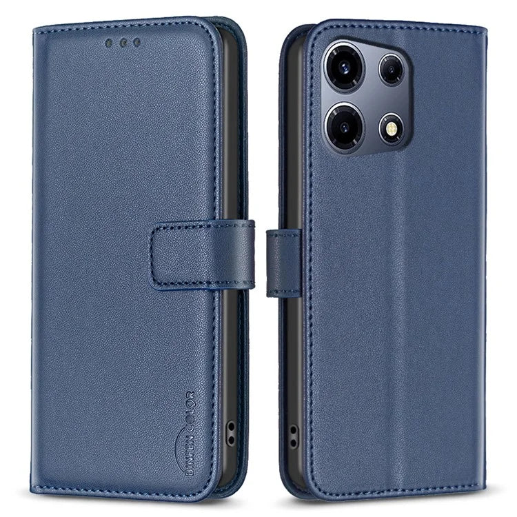 BINFEN COLOR BF17 For Transsion Infinix Note 30 VIP 5G Case Anti-drop Leather Phone Stand Cover