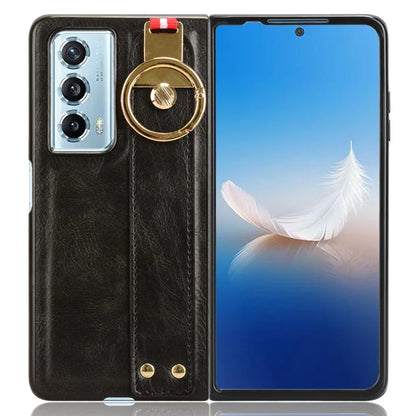 For Honor Magic Vs2 5G Phone Case PU Leather+PC Protective Cover with Bottle Opener
