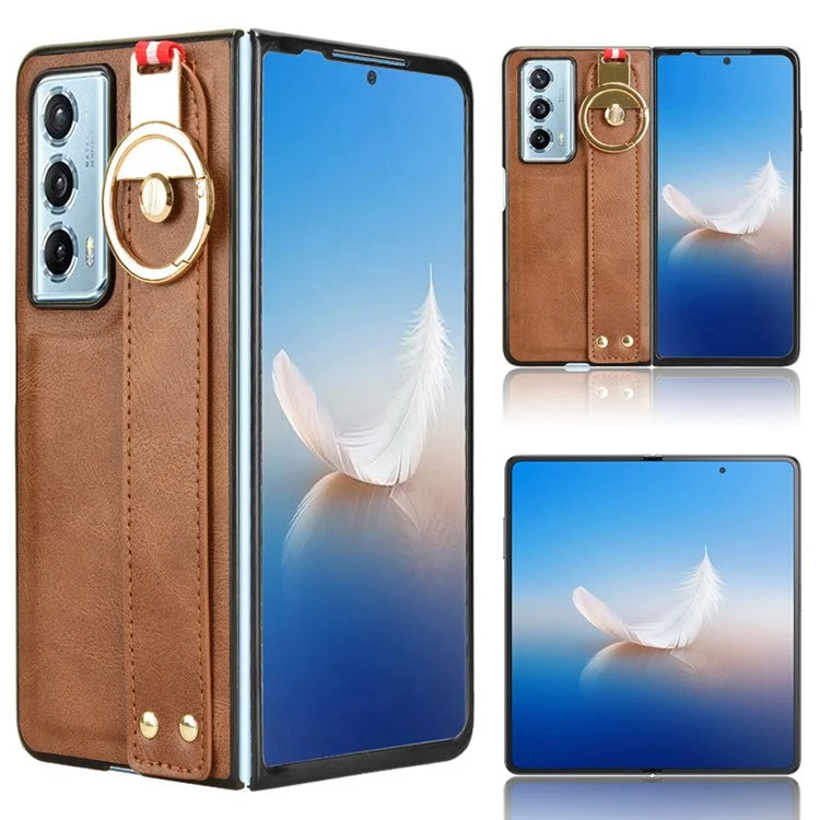 For Honor Magic Vs2 5G Phone Case PU Leather+PC Protective Cover with Bottle Opener