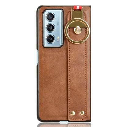 For Honor Magic Vs2 5G Phone Case PU Leather+PC Protective Cover with Bottle Opener
