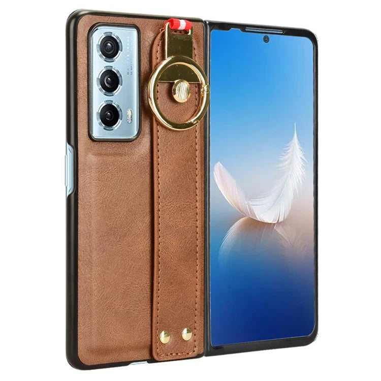 For Honor Magic Vs2 5G Phone Case PU Leather+PC Protective Cover with Bottle Opener