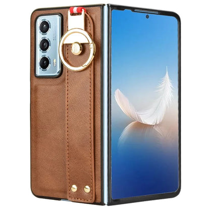 For Honor Magic Vs2 5G Phone Case PU Leather+PC Protective Cover with Bottle Opener