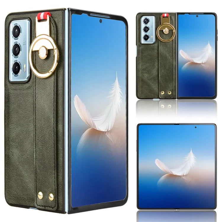 For Honor Magic Vs2 5G Phone Case PU Leather+PC Protective Cover with Bottle Opener