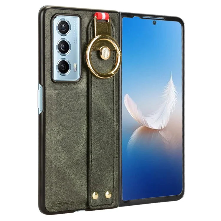For Honor Magic Vs2 5G Phone Case PU Leather+PC Protective Cover with Bottle Opener