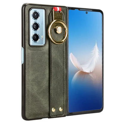 For Honor Magic Vs2 5G Phone Case PU Leather+PC Protective Cover with Bottle Opener