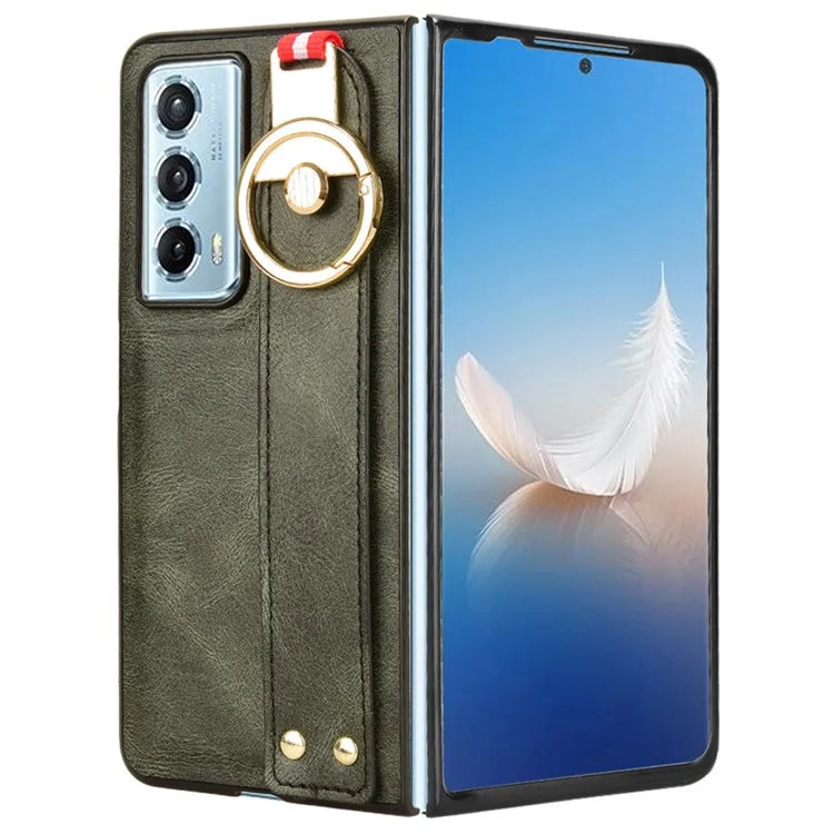 For Honor Magic Vs2 5G Phone Case PU Leather+PC Protective Cover with Bottle Opener