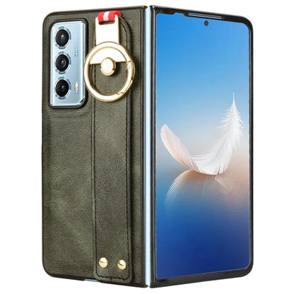 For Honor Magic Vs2 5G Phone Case PU Leather+PC Protective Cover with Bottle Opener
