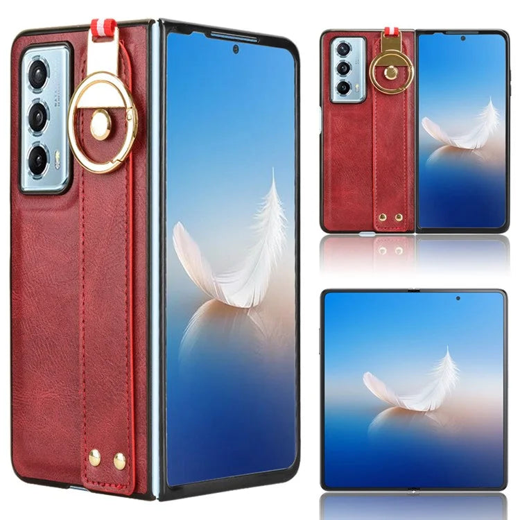 For Honor Magic Vs2 5G Phone Case PU Leather+PC Protective Cover with Bottle Opener