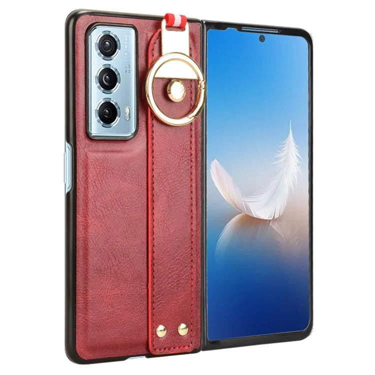 For Honor Magic Vs2 5G Phone Case PU Leather+PC Protective Cover with Bottle Opener