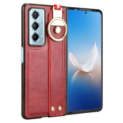 For Honor Magic Vs2 5G Phone Case PU Leather+PC Protective Cover with Bottle Opener
