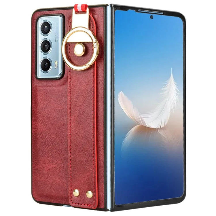 For Honor Magic Vs2 5G Phone Case PU Leather+PC Protective Cover with Bottle Opener