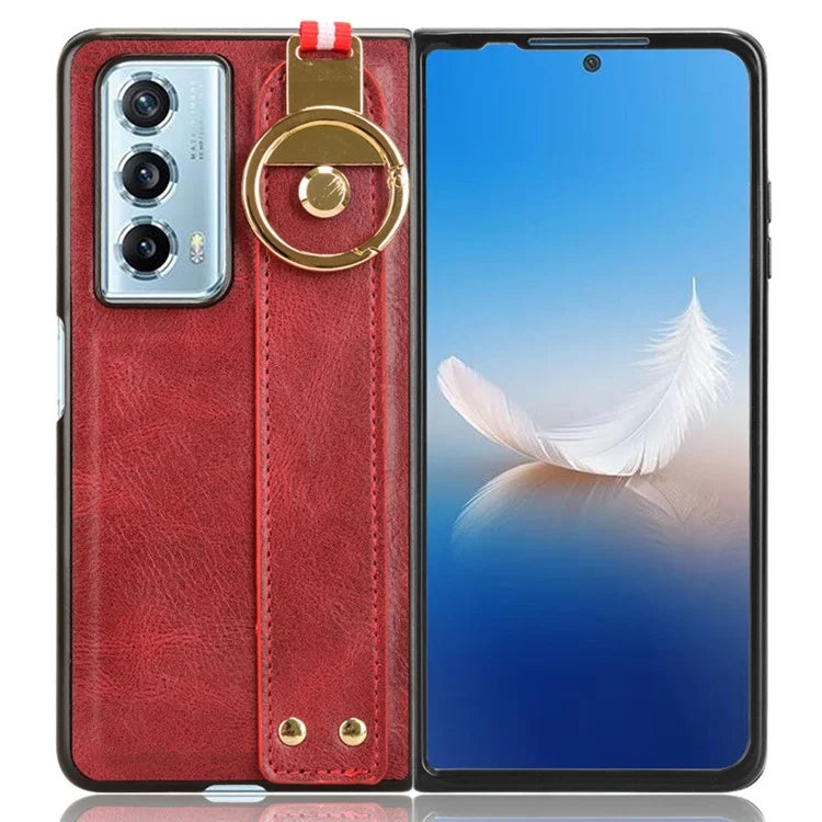 For Honor Magic Vs2 5G Phone Case PU Leather+PC Protective Cover with Bottle Opener